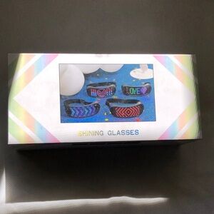 Shining Glasses futuristic LED luminous visor glasses for parties and festivals